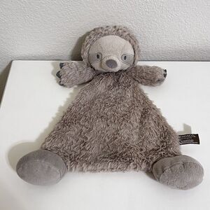 Demdaco Sloth Flat Security Blanket Rattle Lovey Lovie Plush 2019